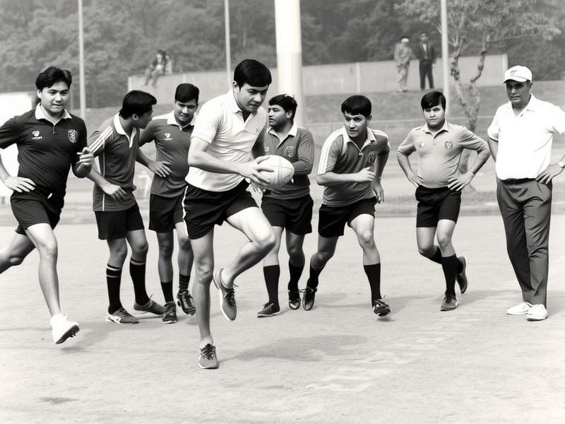 Pune Rugby Crusaders Coaching Team Pune Rugby Crusaders coaching staff during a training session