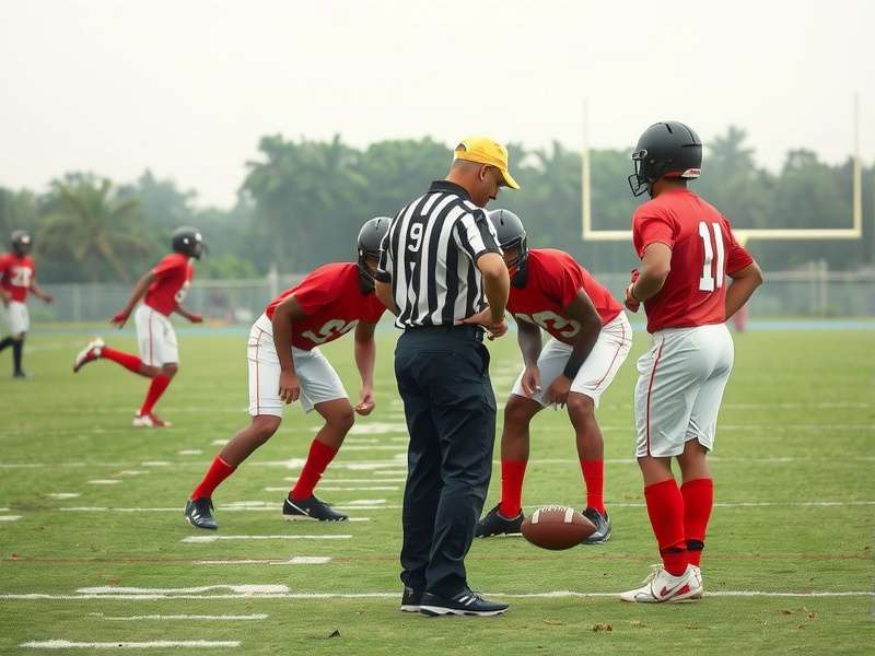 Historical photo of first NFL India Gridiron Glory event