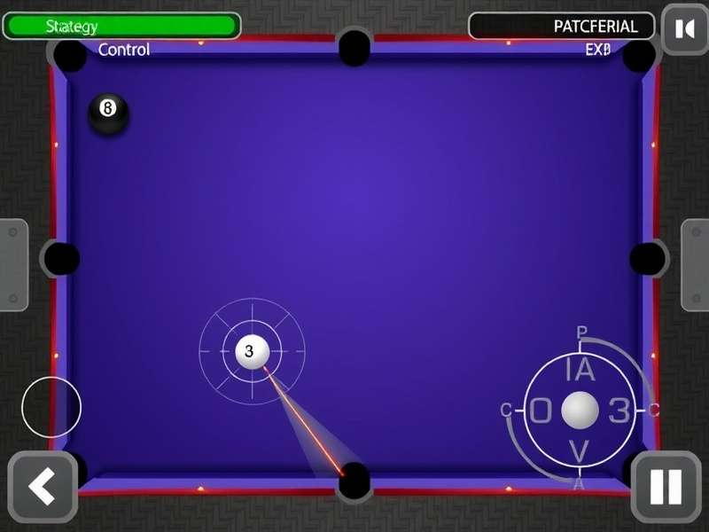 India 8 Ball Conqueror gameplay screenshot showing realistic pool table and balls