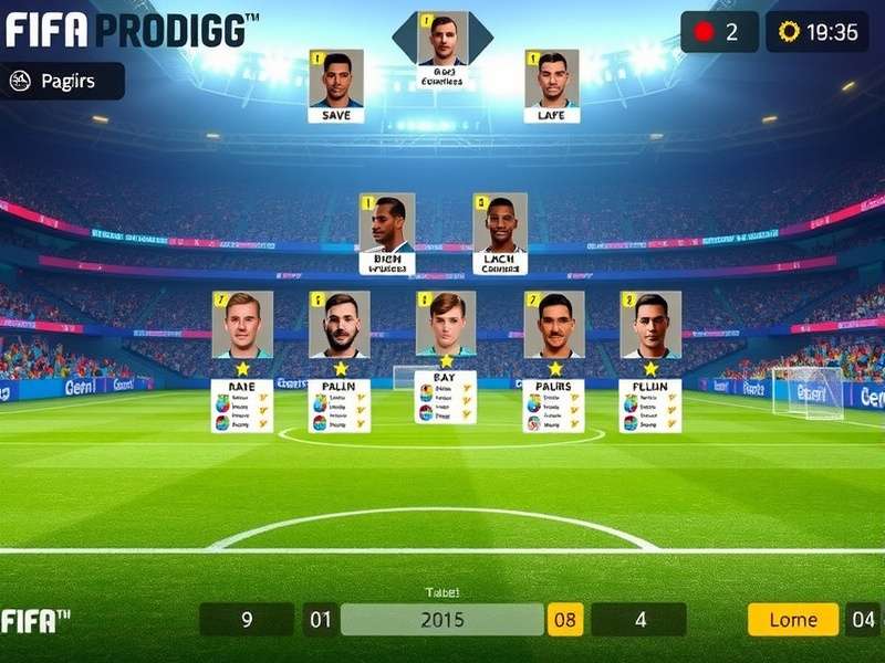 Aces FIFA Prodigy tournament stage with professional players