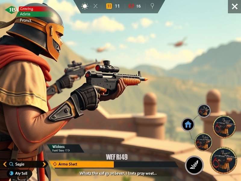 Fiesta Rifle Gladiator gameplay screenshot showing combat action