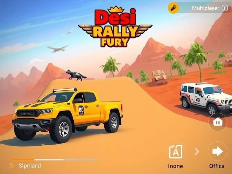 Desi Rally Fury multiplayer racing action