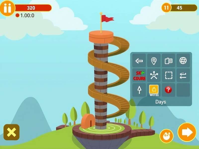 Helix Spin Escape strategy illustration showing path patterns