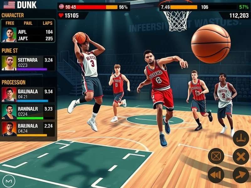 Dunk Dynasty Master control layout and interface explanation