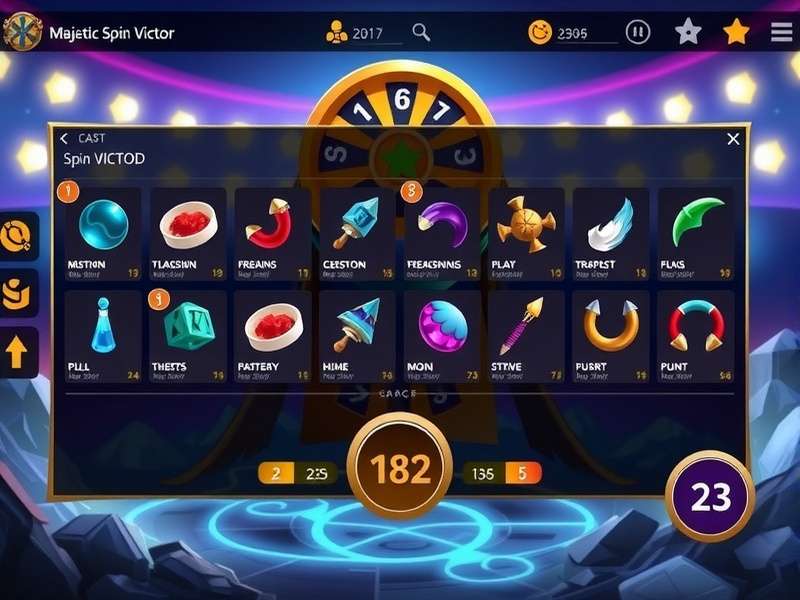 Majestic Spin Victor progression system