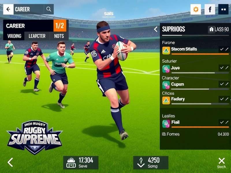 Indi Rugby Supreme character customization options