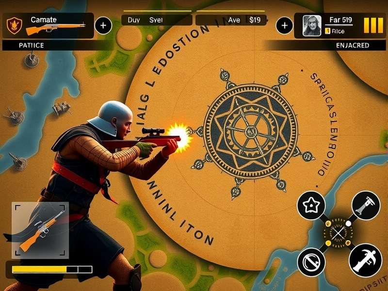 Fiesta Rifle Gladiator weapon customization interface