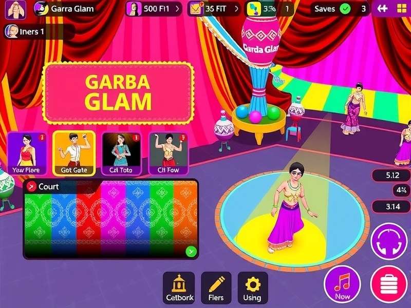 Garba Glam Community Event Garba Glam community event showing virtual dance competition