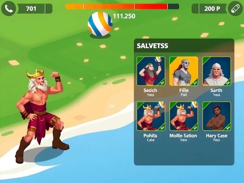 Viking Volley Pro Speed character abilities showcase