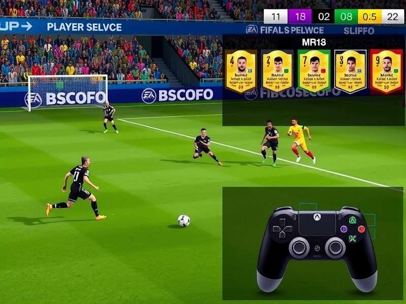 Advanced Controls in FIFA Legend Pro 18 FIFA Legend Pro 18 control scheme illustration showing various gestures
