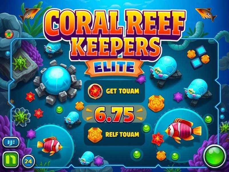 Coral Reef Keepers Elite - Advanced Game Features Coral Reef Keepers Elite feature showcase with multiple gameplay elements