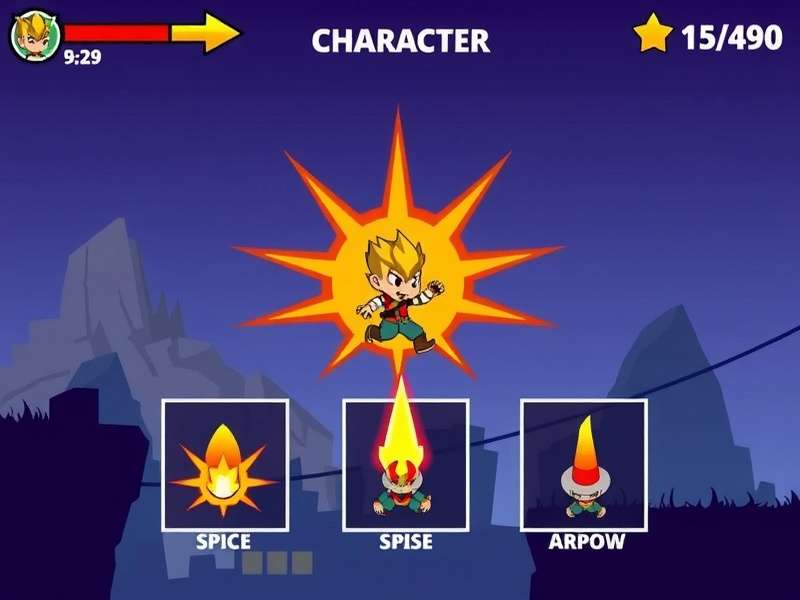 Super Spike Hero Gameplay Super Spike Hero gameplay screenshot showing character using spike ability