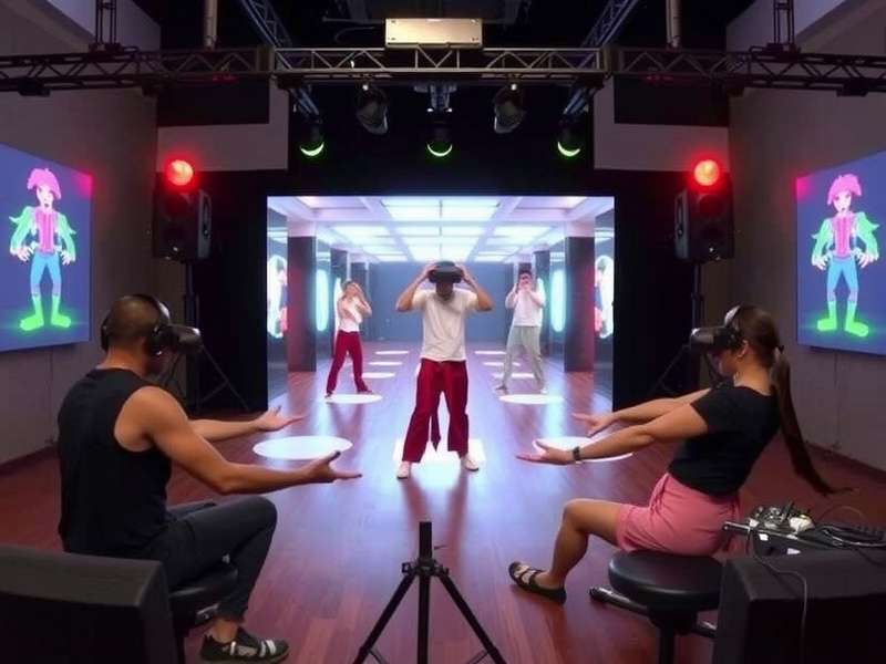 VR Tandav Beats feature overview showing multiple gameplay elements