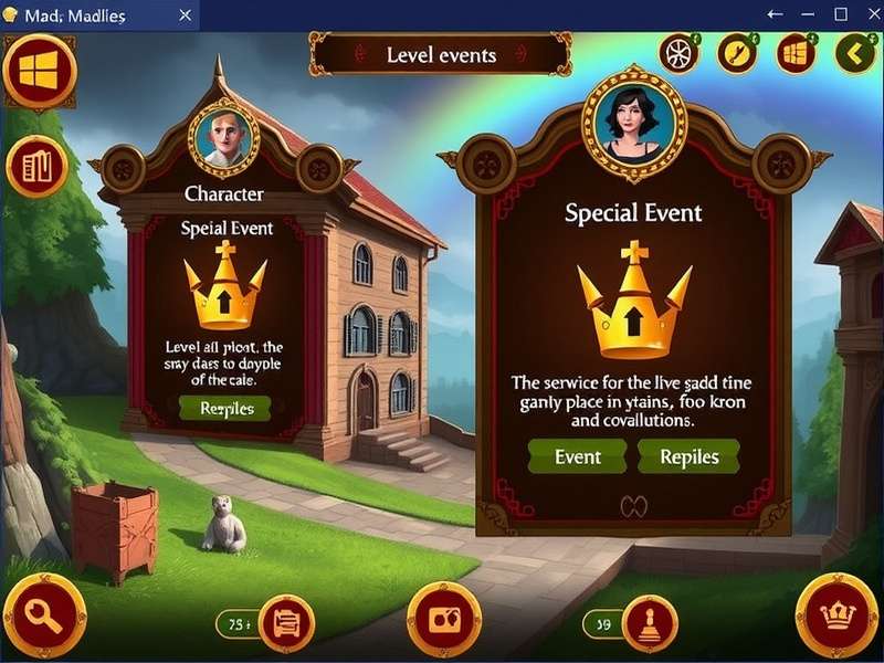 Winning Wonderland special event interface