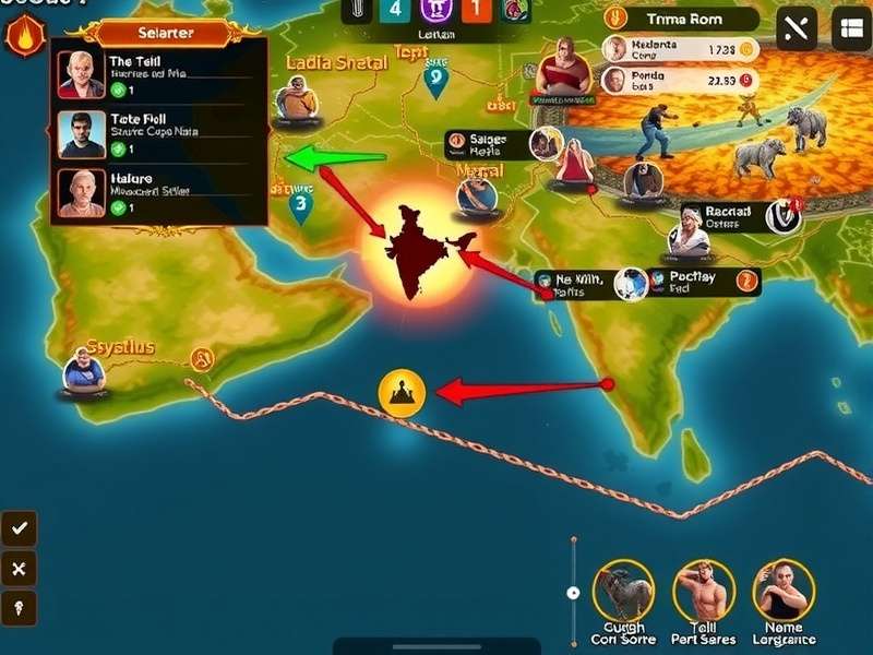 India Anise Triumph Character Selection Screen India Anise Triumph gameplay screenshot showing character selection