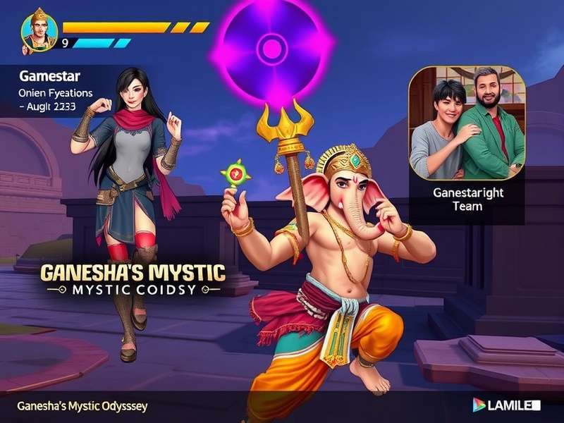 Ganesha S Mystic Odyssey main character and environment