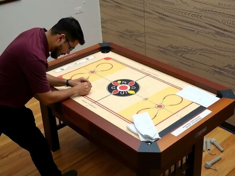 Carrom Striking Techniques Demonstration