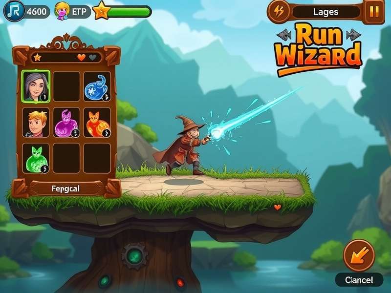 Rupnagar Run Wizard Character Roster Rupnagar Run Wizard character selection screen