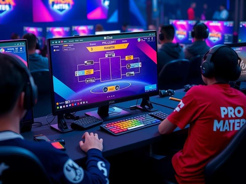 Pro Kick Masters tournament mode screen showing bracket competition