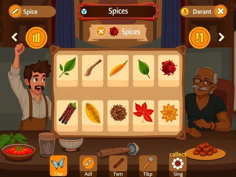 Mirch Master Spice Collection Mirch Master spice collection interface showing various Indian spices