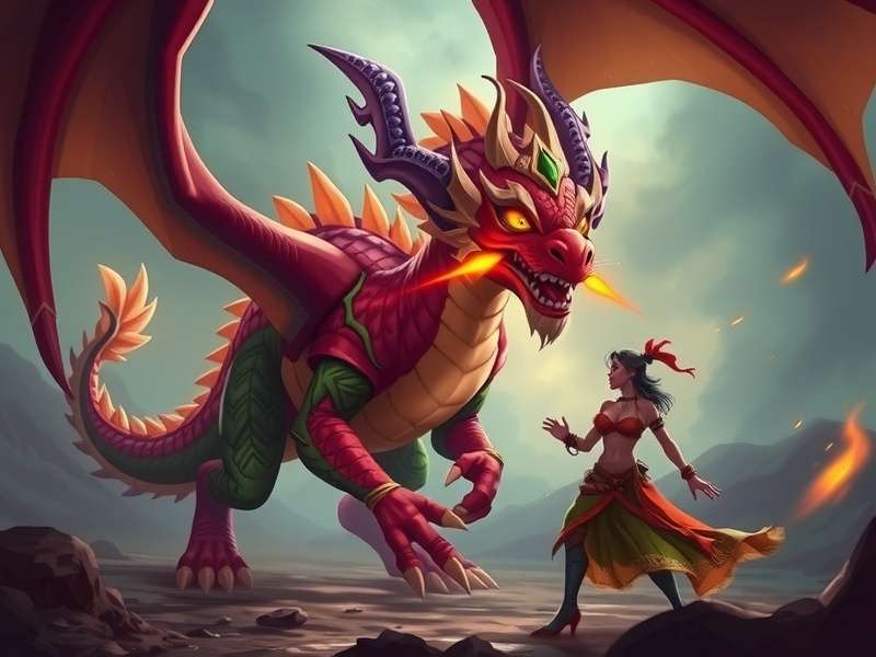 Character artwork from Fennel Dragon Fantasy India