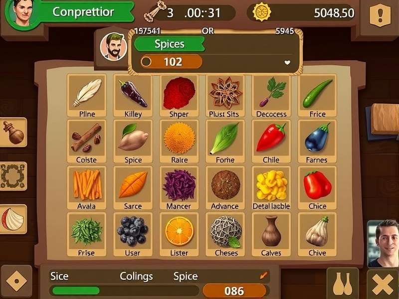Advanced spice combination interface in Spice Master Arena