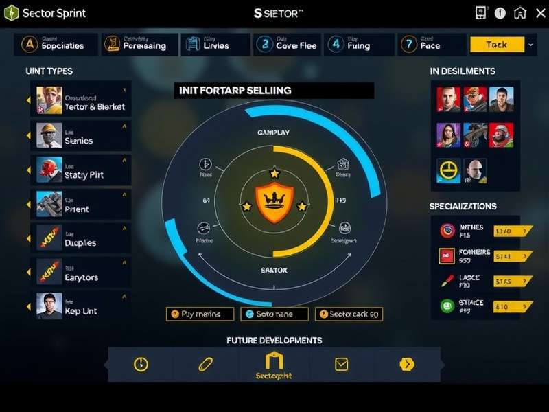 Sector Sprint unit types and specializations