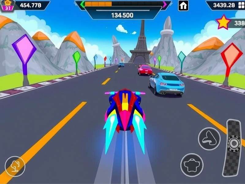 Prism Racer Royal track showcasing diverse environments
