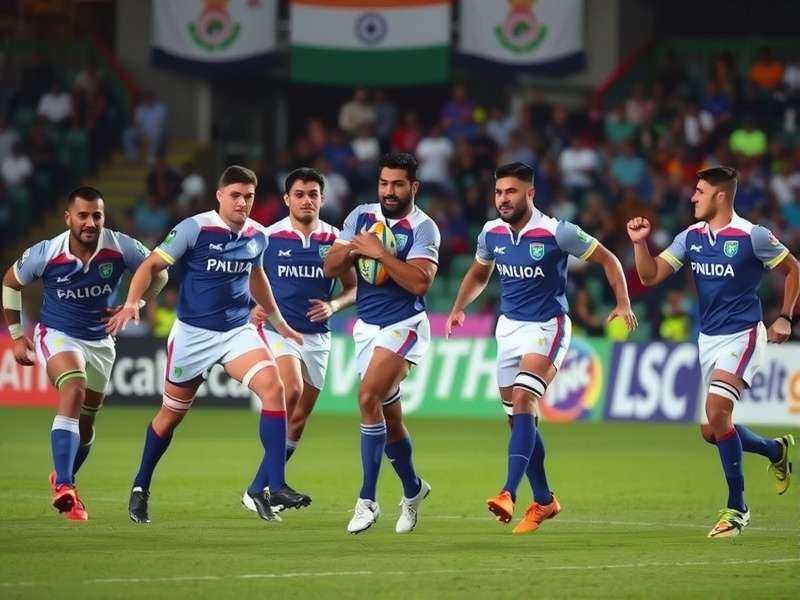 Elite Athletes of India Rugby Superstars India Rugby Superstars players in training and match action