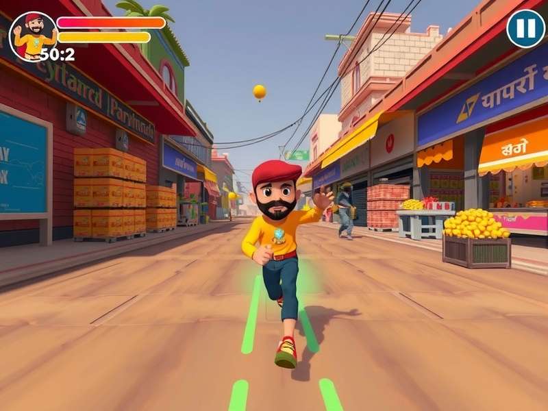 Character Customization in Papad Dynamic Dasher Papad Dynamic Dasher character customization screen