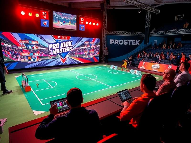 Pro Kick Masters esports tournament with live audience
