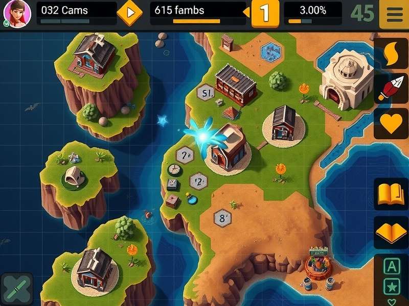 Amethyst Affluence Adventure gameplay screenshot showing character and environment