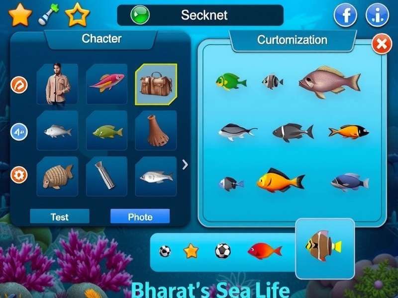 Bharat S Sea Life Marine Species Collection Bharat S Sea Life marine species collection screen showing various fish
