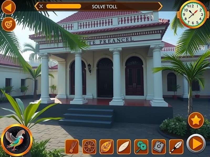 Cultural Fusion in Pondy French Heritage Quest Cultural elements in Pondy French Heritage Quest showing traditional Tamil-French fusion