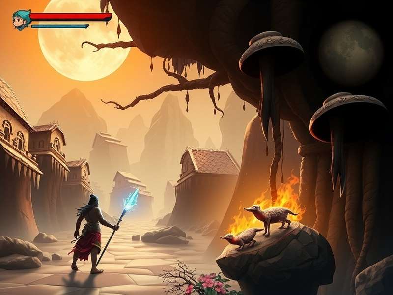 Story scene from Mandodari S Suffering showing emotional moment