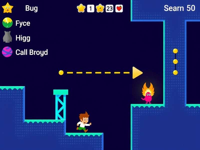 Savant Hop Supreme Level Design Savant Hop Supreme level progression showing different platform types