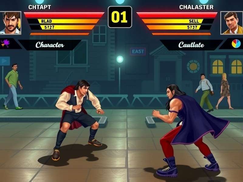 Borivali Beatdown Brawl gameplay screenshot showing characters fighting in Mumbai setting