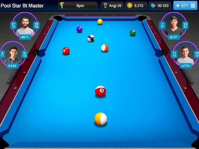 Tournament Mode in Pool Star Master Pool Star Master tournament interface showing bracket and rewards