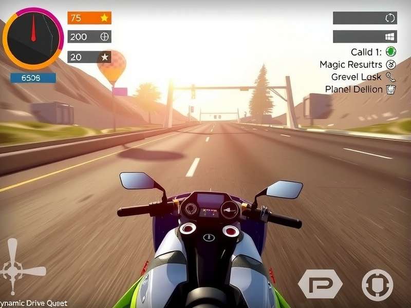 Dynamic Drive Quest - High-speed Racing Action Dynamic Drive Quest Gameplay Screenshot