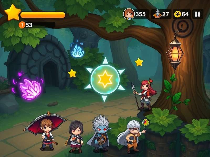 Character lineup from Miyapur Enchanted Forest