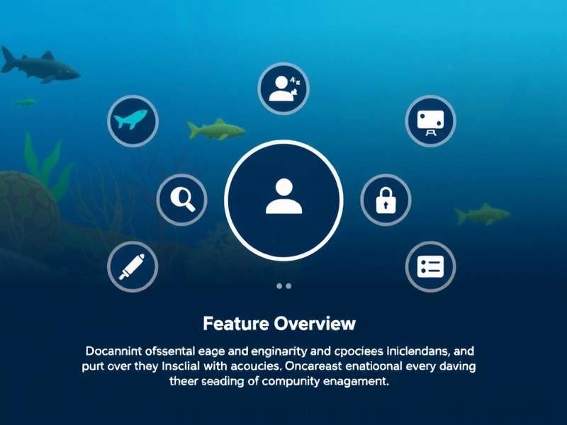 Ocean Defenders Game Features Ocean Defenders feature overview showing multiple game elements