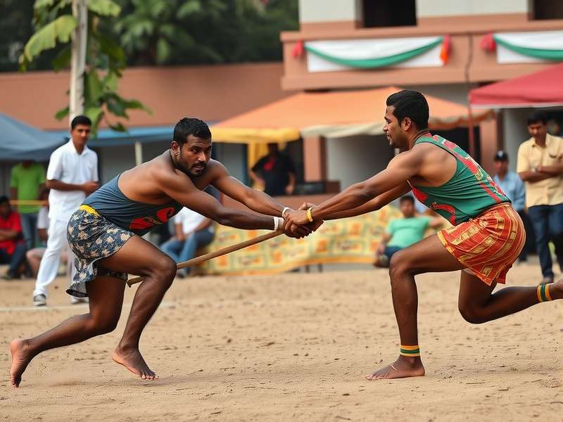 Bangalore Kabaddi King players in action