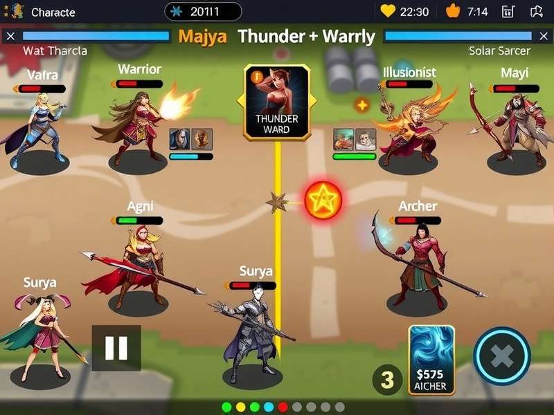 Maya the Illusionist character from Blast Rage Legends