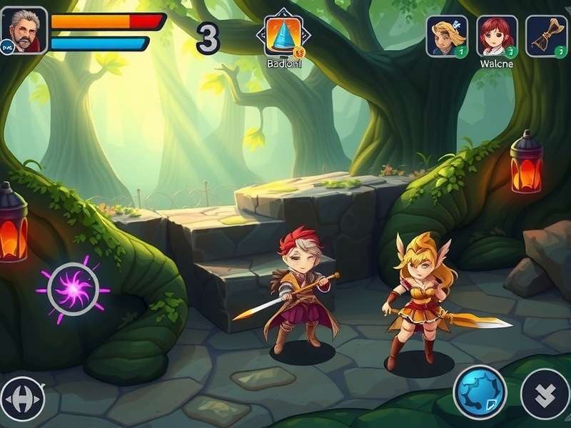 Miyapur Enchanted Forest gameplay screenshot showing magical environment