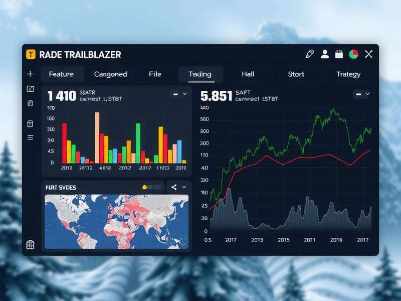 Trade Trailblazer strategy visualization showing optimal trading paths