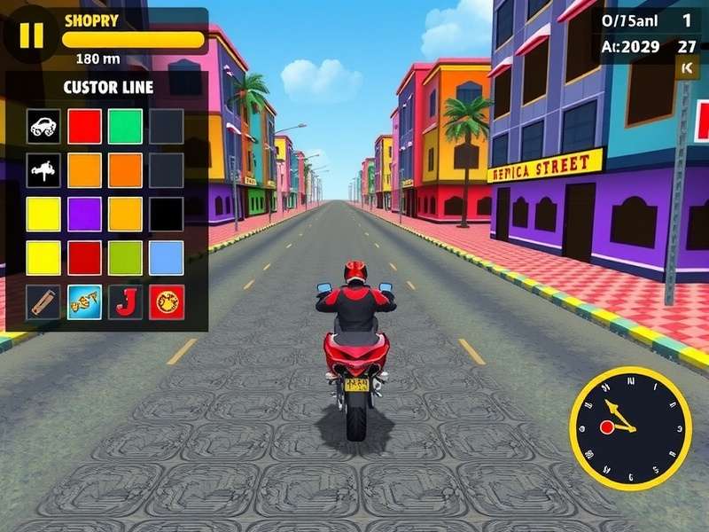 Patiala Power Rush Gameplay Patiala Power Rush gameplay screenshot showing vibrant Indian streets