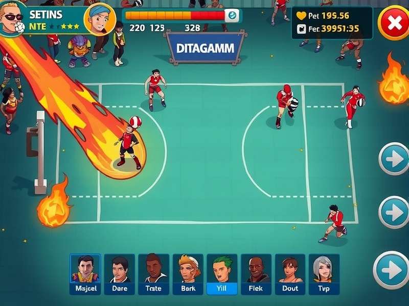 Flaming Spikers Ace strategy diagram showing player formations