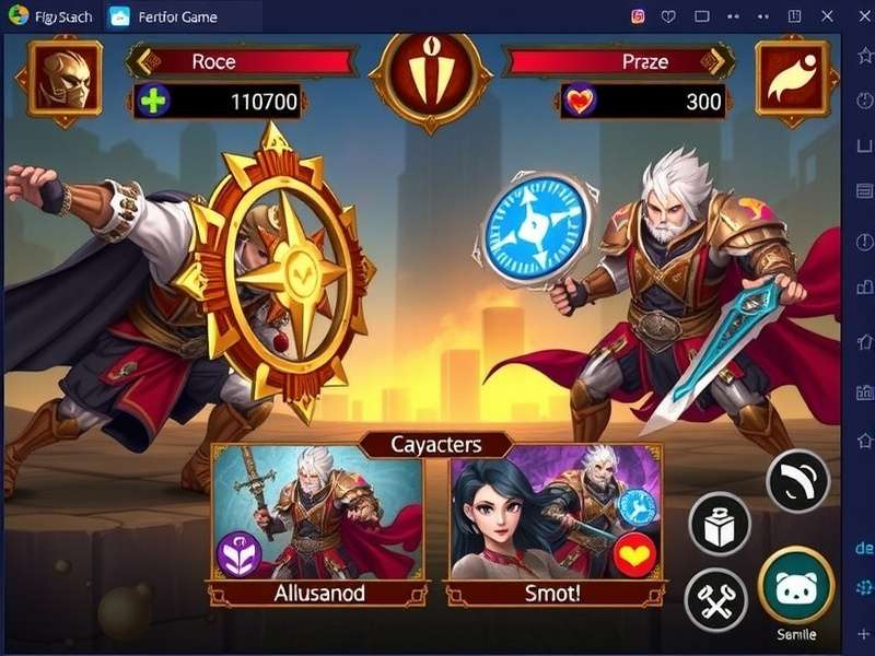 Fervor War Glorious Duel character selection screen