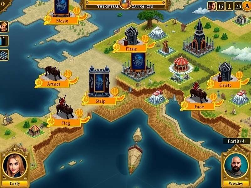 Noble Conquest Alliance Features Noble Conquest alliance warfare interface showing multiple players coordinating