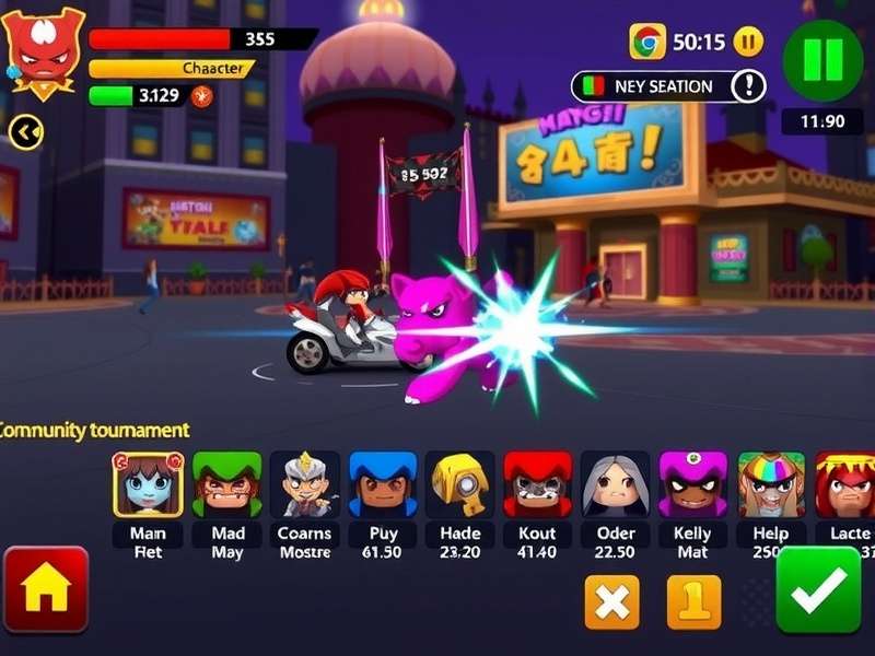 Mumbai Mayhem Monsters character collection screen
